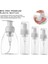 WHITE-1-100ML 1 Adet Yeni El Temizleyici Plastik Şampuan Duş Jeli Pompa Kabı Sabunluk Şeffaf Köpük Şişe Sıvı (Yurt Dışından) 5