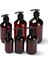 100 ml 100 ML-500 ml Kahverengi Şeffaf El Temizleyici Şişe Sıvı Sabun Şanti Mus Noktaları Şişeleme Şampuan Losyon Duş Jeli Şişeleri (Yurt Dışından) 2