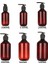 100 ml 100 ML-500 ml Kahverengi Şeffaf El Temizleyici Şişe Sıvı Sabun Şanti Mus Noktaları Şişeleme Şampuan Losyon Duş Jeli Şişeleri (Yurt Dışından) 4