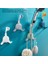 Beyaz-2 Kanca Ayarlanabilir Duş Tutucu Standı Vantuz Duş Başlığı Tutucu Duvara Montaj Duş Başlığı Braketi Banyo Desteği Douche Punch-Free (Yurt Dışından) 3