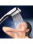 Gümüş Duş Başlığı El Duş Yağış Duş Yüksek Kaliteli Basınçlı Su Tasarruflu Duş Başlığı 300 Delik Banyo Filtresi Püskürtme Memesi Abs (Yurt Dışından) 2