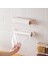 Beyaz Havlu Askısı Duvara Monte Punch- Çok Fonksiyonlu Banyo Havlusu Depolama Rafı Yer Kaplamaz Banyo Aksesuarları (Yurt Dışından) 3