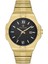 Davıd Guner Sarı Kaplamalı Siyah Kadranlı Erkek Kol Saati DG-8608GA-B2 1