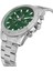 Davıd Guner Gümüş Kaplamalı Yeşil Kadranlı Erkek Kol Saati DG-8737GA-A10 3