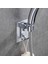 Altın 72 50 Alüminyum Duş Tutucu Ayarlanabilir Yumruk Banyo Duş Başlığı Stand Braketi 2 Kanca ile Duvara Monte Tuvalet Aksesuarları (Yurt Dışından) 3
