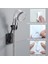 Gray-1 Adet 360° Duş Başlığı Tutucu Ayarlanabilir Banyo Duş Braketi Banyo Duş Rayı Tutucu Braketi Kafası Duvara Güçlü Bir Şekilde Sopa (Yurt Dışından) 2