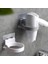 02 Gri Yumruk Serbest Standı Banyo Raf Organizatör Plastik Banyo Aksesuarları Banyo Depolama Rafı Saç Kurutma Makinesi Tutucu (Yurt Dışından) 2