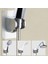 Gümüş Duş Başlığı Tutucu Yumruksuz Kurulum Duvara Monte Banyo Aksesuarı 7 Hız Ayarlanabilir Duş Braketi Kullanımı Kolay Tutucu (Yurt Dışından) 3