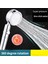 Mavi Set 2 Yüksek Basınçlı Pervane Duş Başlığı Filtreli 360 ° Dönen Duş Başlığı Banyo Için Büyük Yağmur Su Tasarruflu Sprey Duş Başlığı (Yurt Dışından) 3
