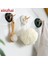 Tip 1-3 Yaratıcı Banyo Yapışkan Kanca Tuvalet Duvar Asılı Giysi Askısı Giriş Kapısı Giriş Kanca Taklit Seramik Askı Kancası (Yurt Dışından) 5