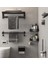 Stil 6 Banyo Havlu Askısı 30-50 cm Katlanır Tutucu Mat Siyah Raf Havlu Tutucu Banyo Rafları Havlu Askısı Raf Banyo Siyah (Yurt Dışından) 2