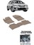 Toyota Corolla 2007-2012 Uyumlu 4.5D Premium Havuzlu Oto Paspas BEJ RENK- Corolla 2