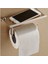 B Banyo Tuvalet Rulo Kağıt Tutucu Duvara Montaj Paslanmaz Çelik Banyo Wc Kağıt Telefon Tutucu Depolama Rafı ile (Yurt Dışından) 2