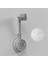 Beyaz 360° Duş Başlığı Tutucu Ayarlanabilir Kendinden Yapışkanlı Duş Başlığı Braketi Duvara Montaj 2 Kanca Standı Spa Banyo Evrensel Abs (Yurt Dışından) 5