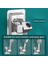 Gümüş 1 Adet Kendinden Yapışkanlı Duş Başlığı Duvara Monte Duş Başlığı Tutucu Ayarlanabilir Duş Tutucu El Braketi Banyo Aksesuarları (Yurt Dışından) 4