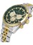 Davıd Guner Sarı Beyaz Kaplamalı Yeşil Kadranlı Erkek Kol Saati DG-8402GA-D10 3
