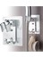 Gümüş Güçlü Yapıştırıcı 90° Alüminyum Duvar Jel Monteli Duş Başlığı Tutucu Ayarlanabilir Banyo Aksesuarları Stand Braketi (Yurt Dışından) 3