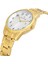 Davıd Guner Sarı Kaplamalı Beyaz Kadranlı Erkek Kol Saati DG-8778GA-B1 3