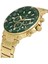 Davıd Guner Gümüş Kaplamalı Yeşil Kadranlı Erkek Kol Saati DG-8424GA-B10 3