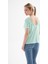 Çift Taraflı Dantelli Bluz Mint 1