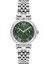 Davıd Guner Gümüş Kaplamalı Yeşil Kadranlı Kadın Kol Saati DG-8727LA-A10 1