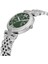 Davıd Guner Gümüş Kaplamalı Yeşil Kadranlı Kadın Kol Saati DG-8727LA-A10 3