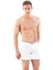 Beyaz Seamless Uzun Erkek Boxer 1