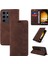 Compatible With Samsung Galaxy S24 Ultra Wallet Leather-Rfıd Blocking Card Holders-Shockproof Tpu Flip Cover (Yurt Dışından) 1