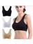 Siyah Dikişsiz Kadın Pedli Sütyen Korse - 704 2