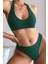 Kadın Yeşil Seamless Tanga Sütyen Takım 5