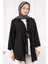 Siyah Ön Bağlamalı Içlikli Kimono 2'li Takım 1