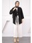 Siyah Ön Bağlamalı Içlikli Kimono 2'li Takım 3