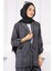 Siyah Ön Bağlamalı Kimono Pantolonlu Takım 4