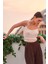 Gipeli Askılı Crop Atlet - Beyaz Beyaz - 36 2