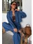 Denim Gömlek Plazzo Pantolon Takım 10163-08 2
