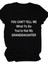 Baskılı Oversize Bisiklet Yaka T-Shirt - Siyah 1