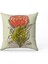 Tropikal Soyut Retro Desen , Çok Renkli , Çift Taraf Dijital Baskı ,2li Set , Kare Kırlent Kılıfı 2