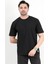 Erkek Bisiklet Yaka Basic Pamuklu T-Shirt Siyah - 2271 1