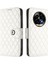 Realme 13 Pro / 13 Pro+ 5g Için Eşkenar Dörtgen Dokulu Deri Kılıf (Yurt Dışından) 5