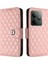 Realme Gt 6 5g Global Için Eşkenar Dörtgen Dokulu Deri Kılıf (Yurt Dışından) 3
