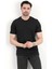 Erkek Bisiklet Yaka Basic %100 Pamuklu T-Shirt Siyah - 25Y 2735 1