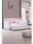 Yavrulu Karyola, Flora Yavrulu Montessori Karyola - Pembe + 1 Adet Comfort Yatak 2