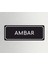 Ambar - Ofis Departman Kapı Isimliği, Yönlendirme Levhası 24X9 cm 4mm 1