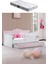 Yavrulu Karyola, Flower Yavrulu Montessori Karyola - Pembe + 1 Adet Comfort Yatak 1