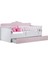Yavrulu Karyola, Flower Yavrulu Montessori Karyola - Pembe + 1 Adet Comfort Yatak 4
