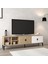 3806 Era Tv Ünitesi 180 cm 2 Kapaklı Raflı Sepet - Beyaz - Yunus 4