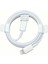 Type-C To Iphone Uyumlu Hızlı Şarj Kablosu Örgülü Kablo Iphone 14 13 12 11 x 7 8 Uyumlu Beyaz 2