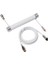 Gravastar Sarmal Aviator USB To Type-C Mekanik Klavye Uyumlu Oyuncu Kablosu, 1.85M, Beyaz 1