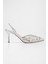 Kadın Melina Gümüş Tül Pul Boncuk Işlemeli Stiletto 3