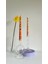 2’li Orange FLOWERS02 Serisi Mum Set 1